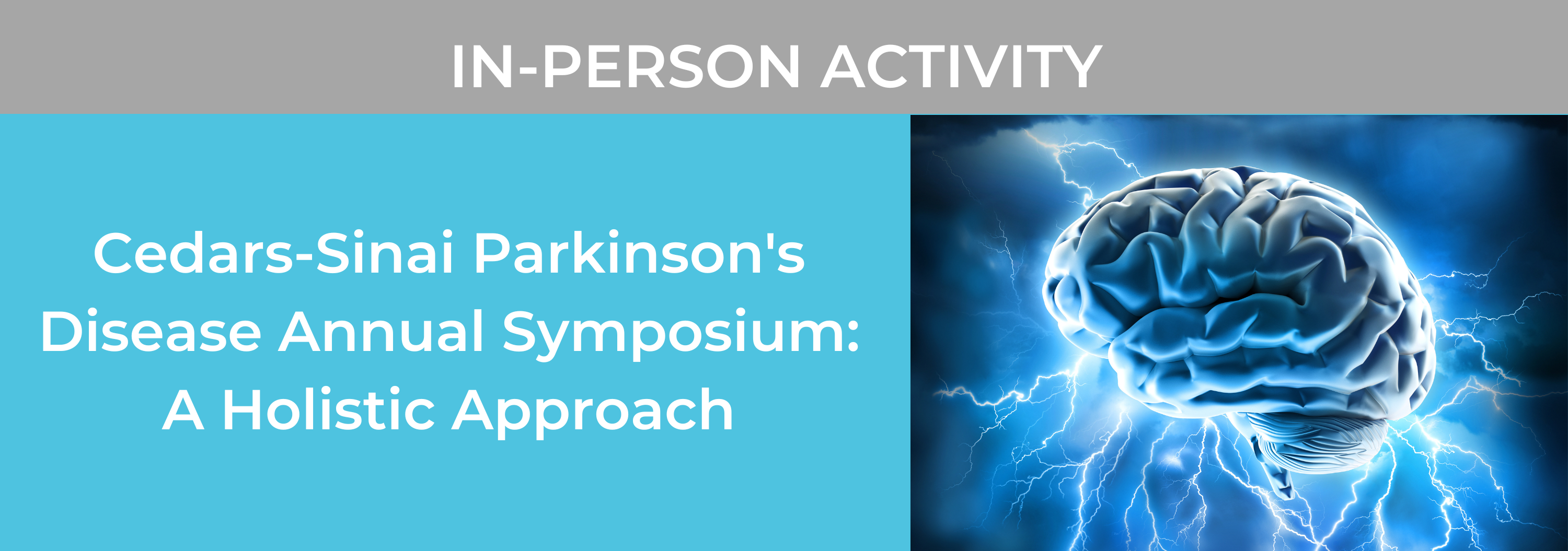 2022 Cedars-Sinai Parkinson's Disease Annual Symposium: A Holistic Approach Banner